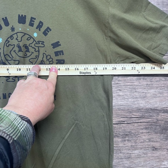 Stance Green Short Sleeve Tee with Vintage Graphic Design - Picture 5 of 8